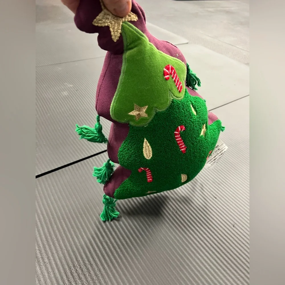 Festive Christmas Tree Plush pillow